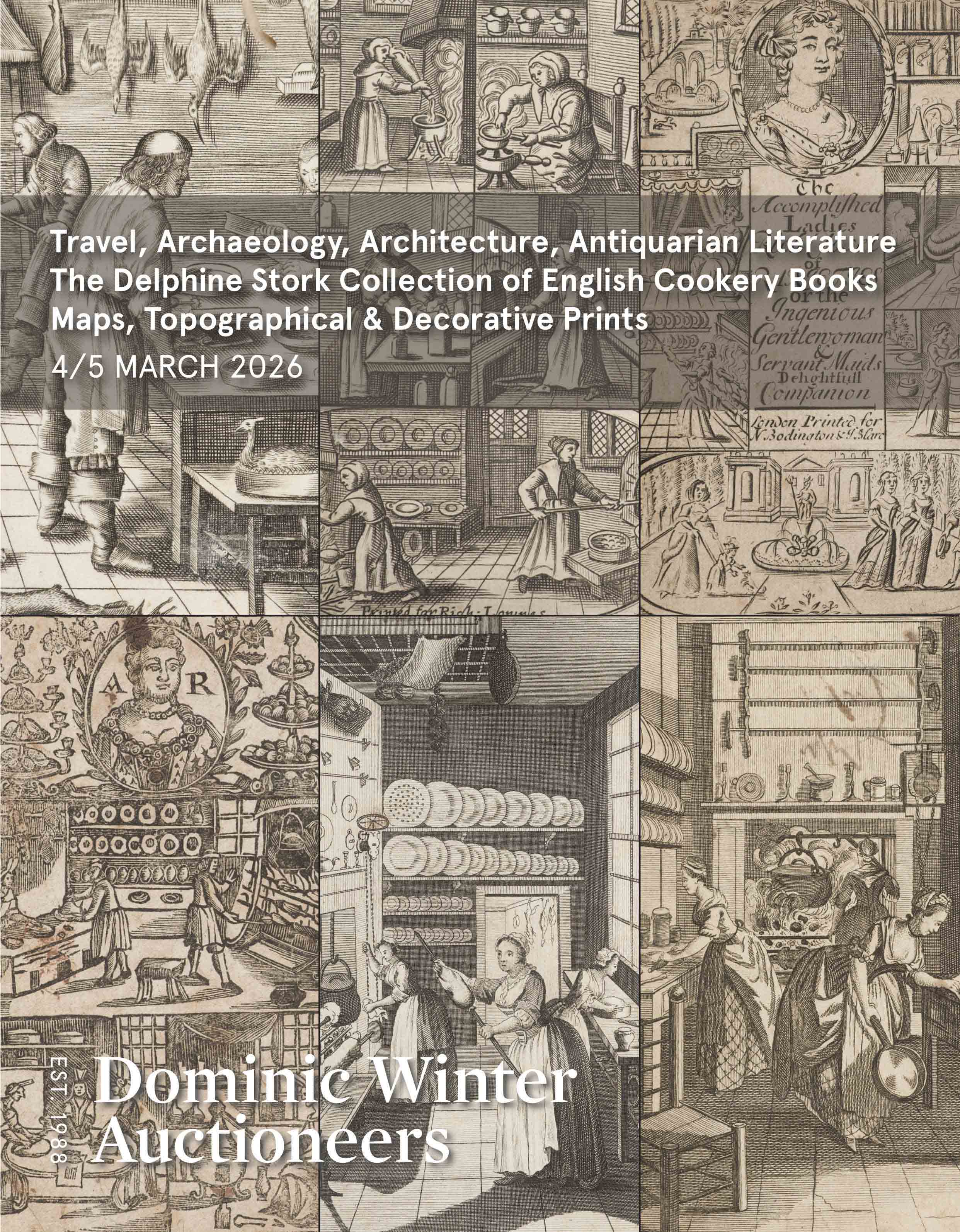 Travel, Archaeology, Art & Architecture, The Delphine Stork Cookery Collection, Maps & Prints