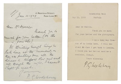 Lot 251 - Wodehouse, Pelham Grenville, 1881-1975