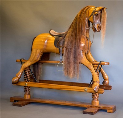 Lot 603 - Rocking horse.