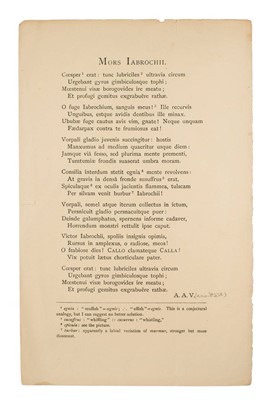 Lot 724 - [Dodgson, Charles Lutwidge, 'Lewis Carroll'].