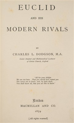 Lot 734 - Dodgson, Charles Lutwidge