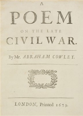 Lot 640 - Cowley, Abraham