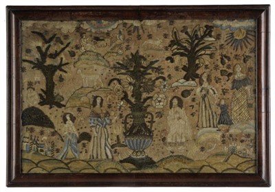 Lot 182 - Stumpwork Panel.