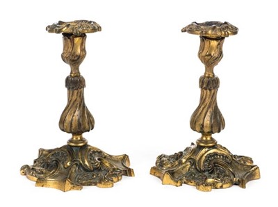Lot 21 - Candlesticks.