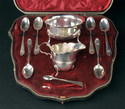 Lot 129 - Tea Service.
