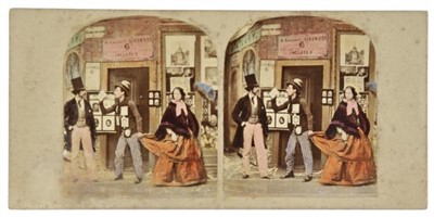 Lot 418 - Stereoview - Photographer's Studio.