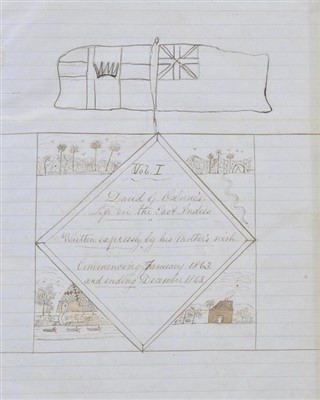 Lot 42 - Indian journal.