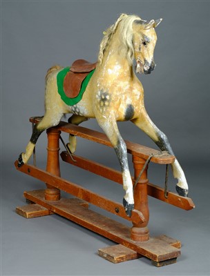 Lot 476 - Rocking horse.