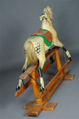 Lot 476 - Rocking horse.
