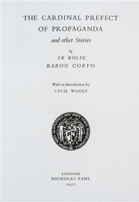 Lot 778 - Rolfe, Frederick 'Baron Corvo'