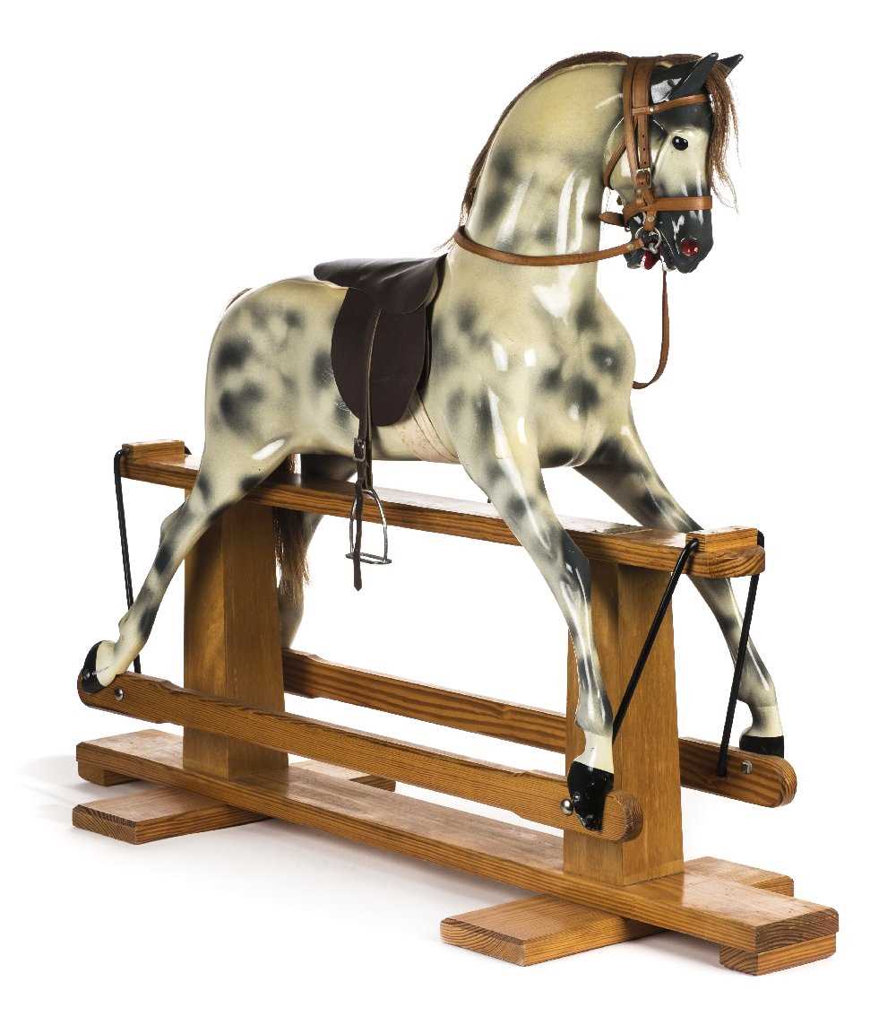 Lot 477 - Rocking horse.