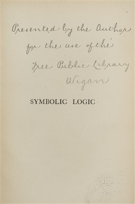 Lot 556 - Dodgson, Charles Lutwidge, 'Lewis Carroll'