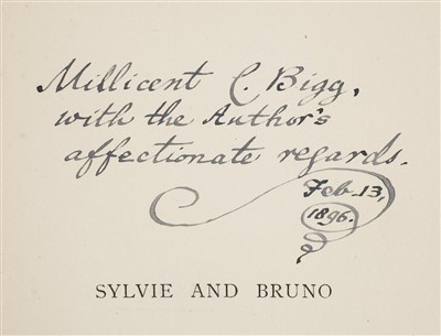 Lot 542 - Dodgson, Charles Lutwidge, 'Lewis Carroll', 1832-1898