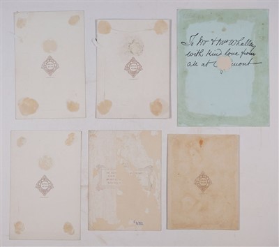 Lot 482 - Coleman, William, illustrator