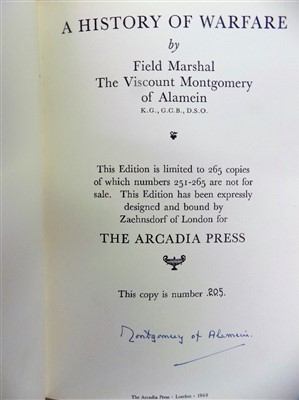 Lot 890 - Montgomery of Alamein, Bernard Law, Viscount