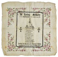 Lot 267 - Commemorative Napkin.