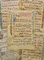 Lot 272 - Illuminated manuscripts.