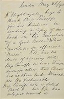 Lot 281 - Nightingale, Florence, 1820-1910