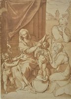 Lot 47 - Attributed to Taddeo Zuccaro (1529-1566).