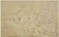 Lot 44 - Attributed to Cornelis van Haarlem (1562-1638).