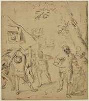 Lot 7 - Attributed to Adrian Brouwer (1600-1638).