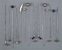 Lot 312 - Hat pins.