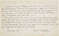 Lot 663 - Mazzini, Giuseppe, 1805-1872