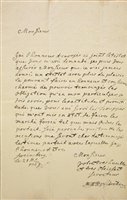 Lot 608 - Cockburn (Sir James, 1728 or 1729-1804, M.P., from 1745 8th Baronet of Langton, Commissary General to the Army in Germany, 1762-1763).