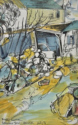 Lot 599 - Graham, Rigby, 1931-2015. Robinson's Yard, Haworth, 1974