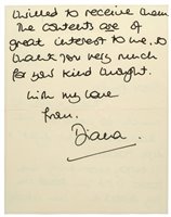 Lot 130 - Diana (1961-1997, Princess of Wales).
