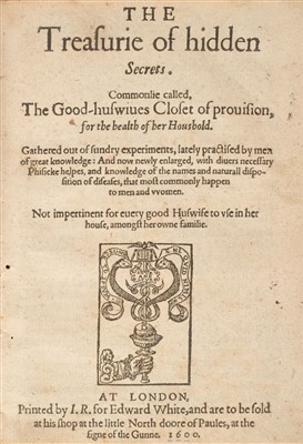 Lot 5 - Partridge (John). The Treasurie of Hidden Secrets, 1600