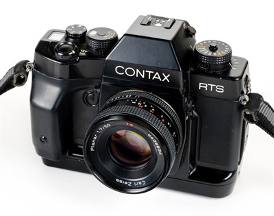 Lot 305 - Contax RTS III 35mm camera with Carl Zeiss Planar T* 50mm f/1.7 prime lens