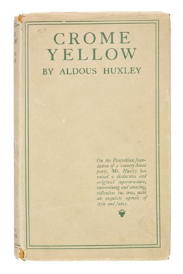 Lot 709 - Huxley (Aldous). Crome Yellow, 1st edition, 1921