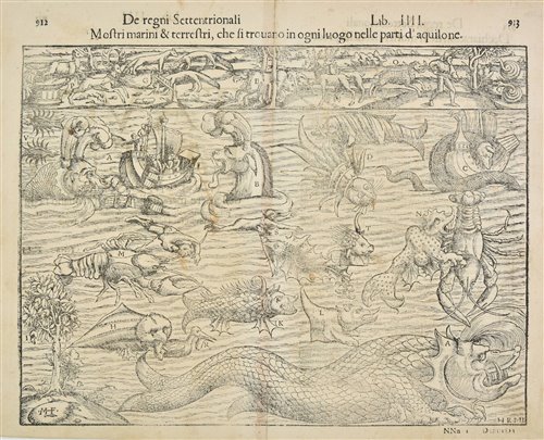 Lot 286 - Sea monsters