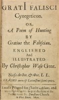 Lot 106 - Grattius (Faliscus).