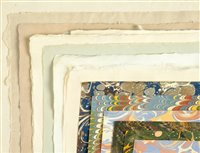 Lot 63 - Marbled paper.