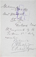 Lot 135 - Elgar (Edward, 1857-1934).