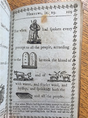 Lot 555 - Bible; hieroglyphic. A New Hieroglyphical Bible, 1st edition, 1794