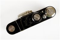 Lot 372 - Leica I camera (1930) with fixed Elmar 50mm f/3.5 lens.