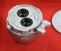 Lot 359 - Leica (Leitz) Stemar 33mm f/3.5 stereoscopic lens kit OIRZO-M.