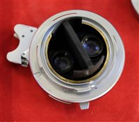 Lot 359 - Leica (Leitz) Stemar 33mm f/3.5 stereoscopic lens kit OIRZO-M.