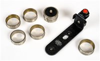 Lot 357 - Leica (Leitz) FARUX panoramic tripod head, bracket and rings.