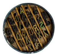 Lot 19 - Handle letters - large.