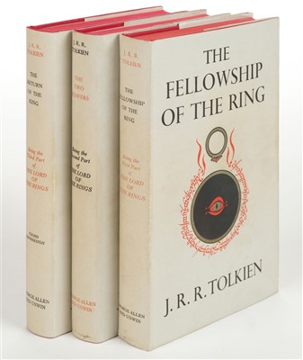 Lot 751 - Tolkien (J.R.R.). Lord of the Rings, 1956-57, signed by the author
