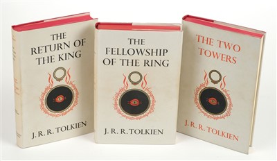 Lot 751 - Tolkien (J.R.R.). Lord of the Rings, 1956-57, signed by the author