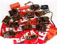 Lot 365 - Leica camera cases.
