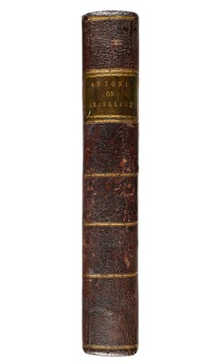 Lot 293 - Papacino d'Antoni (Alessandro Vittorio). A Treatise on Gun-Powder, 1789