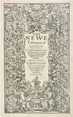Lot 278 - Bible [English]. The Holy Bible, 4th folio edition, 1634