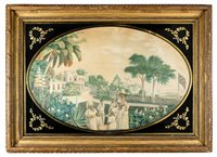 Lot 114 - Colonial School. Government House, Barbados, circa 1830-50