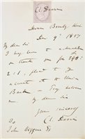 Lot 138 - Darwin (Charles Robert, 1809-1882).